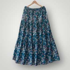 Patterned Maxi Skirt